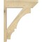 Ekena Millwork Balboa Slat Rough Sawn Outlooker, Douglas Fir, 8"W x 28"D x 34"H OUT08X28X34BOA06RDF - alternate 2